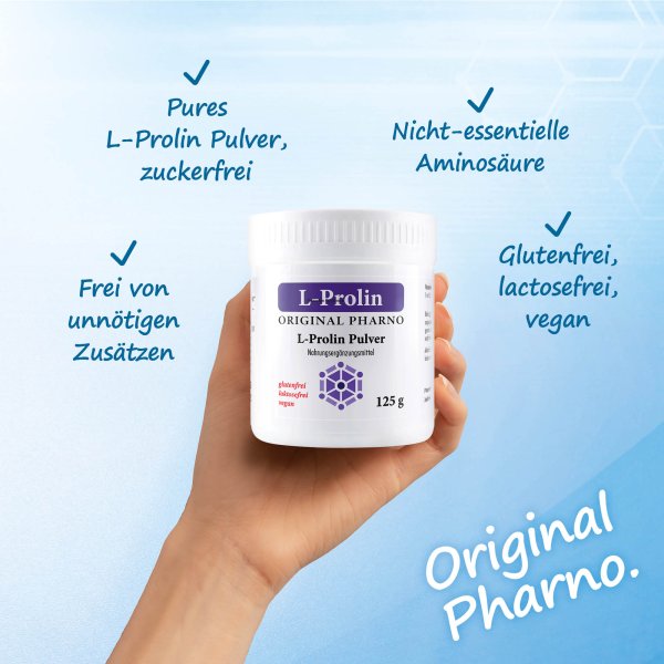 L-Prolin-pulver-125g lebel